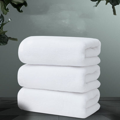 Cotton Thickened Absorbent White Towel