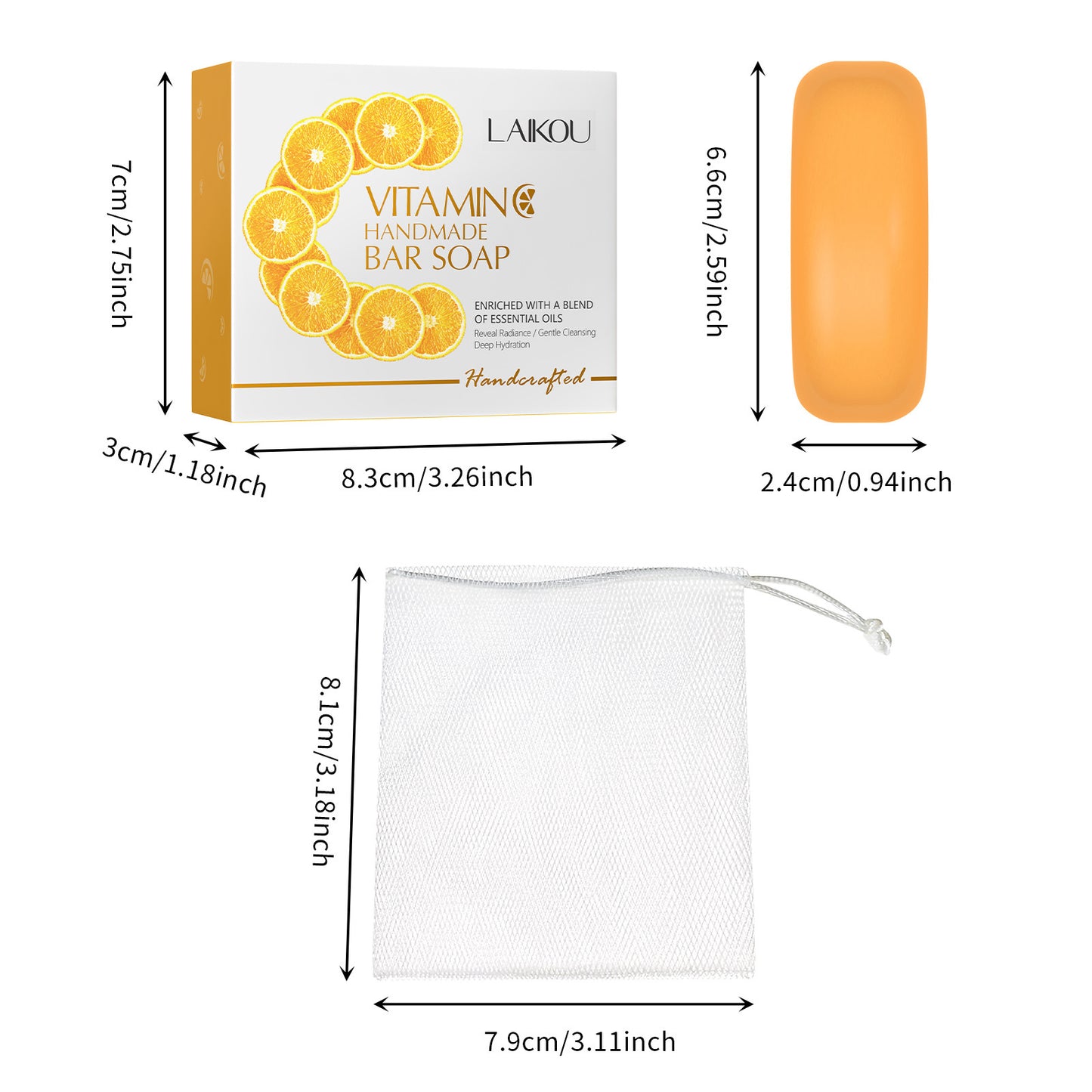 Wash Face Vitamin C Handmade Turmeric Soap