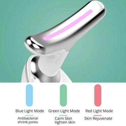 Hot sale three-color neck care massager, face lifting and firming beauty instrument, neck wrinkle removal, nasolabial fold beauty instrument